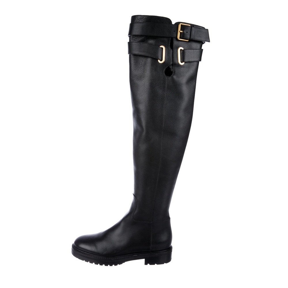 Valentino over the knee black boots.